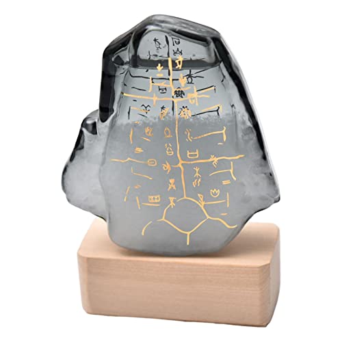 delr Vetro meteorologico - Predittore meteorologico in Stile Oracle Storm Glass | Stazione meteorologica meteorologica con Base in Legno, Bottiglia di Creativa per la Decorazione di casa