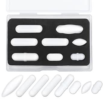 8PCS PTFE Magnetic Stir Bar Set for Laboratory and DIY Use, 3 Shapes, Various Sizes
