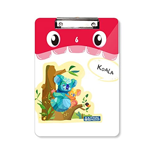 Bloc-notes d'apprentissage A4 koala aquarelle pour bureau et cours