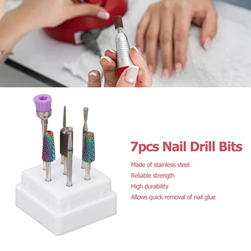 Set de 7 Puntas para Torno de Uñas Acero Inoxidable miniatura 2