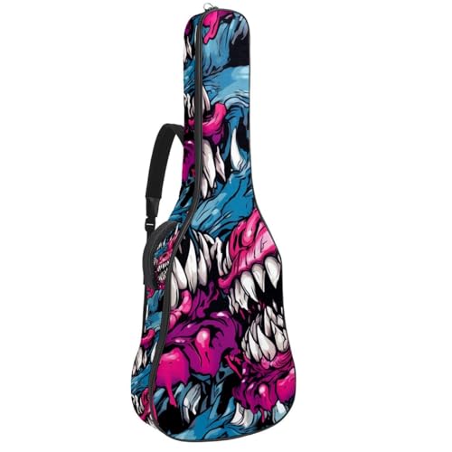 Housse guitare basse et acoustique 109 cm imperméable avec double sangle à dos
