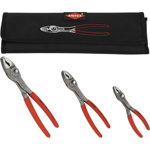 Knipex Zangen-Set Rolltasche TwinGrip, Frontgreifzangen-Set 3-teilig