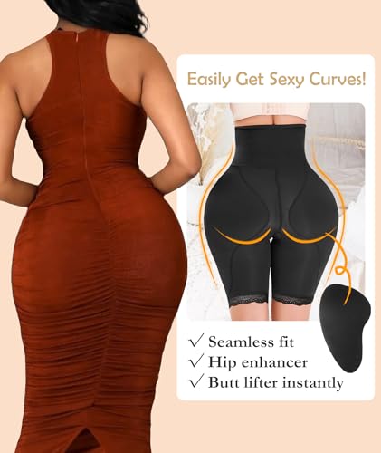 Women's Shapewear Hip Pads Body Shaper Tummy Control Butt Lifter High Waist Hip Enhancer Booty Lifting Panties3