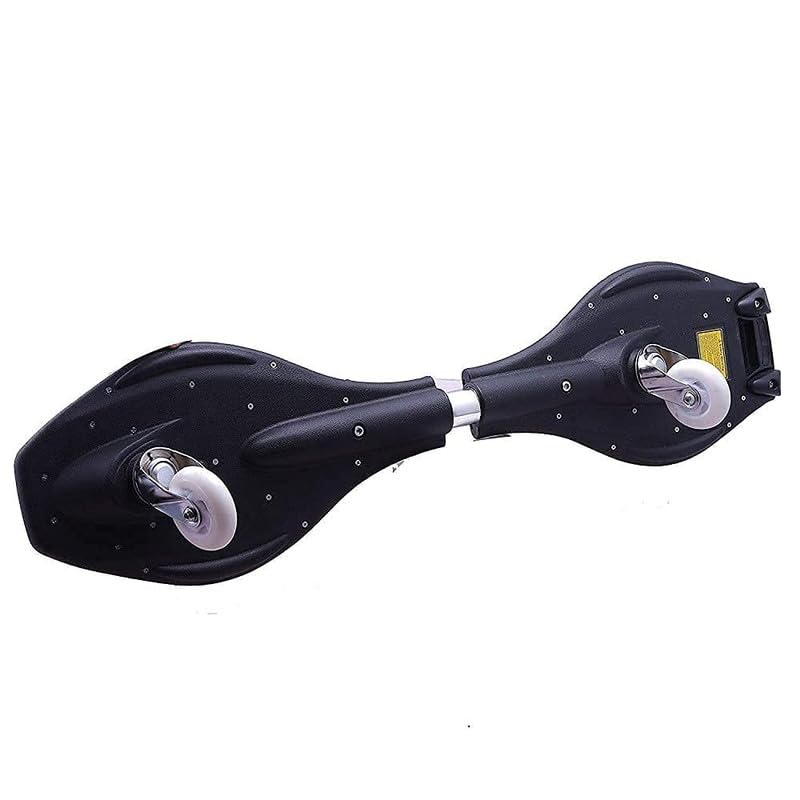 Image of Wave Board Skate Board with Carry Bag | LED Flash Colorful Lights in Wheels | for Outdoor for Kids |Skates for Kids,Plastic Card, DIY Arts Craftfor Children