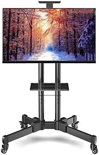 Soporte móvil para TV con ruedas y altura ajustable miniatura 1
