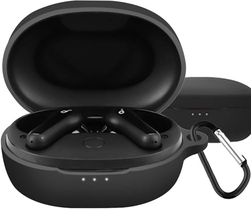 BOOLINN Anker Soundcore life p2 mini ケース soundcore life p2 mini ケース対応 life p2 mini液状シリコン ケース 全面保護カバー キズ防止 耐衝撃 装着充電可能 防水 防塵 紛失防止
