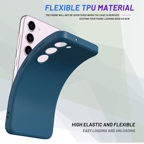 Image of for Samsung Galaxy S23 Plus Case Dark Blue, Scratch Resistant with Soft Touch, Slim Thin Phone Cover for Samsung Galaxy S23 Plus