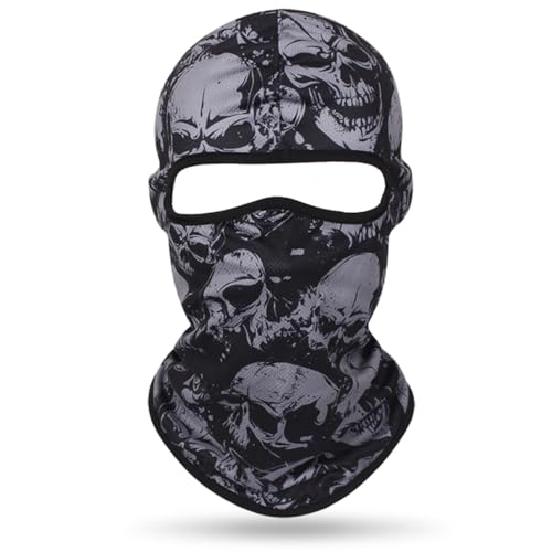 Image of Skull Neck Gaiter Mask Balaclava for Men & Women Motorcycle Riding Fishing Cycling Sports