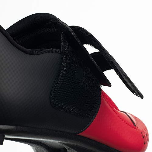 Fizik Transiro R4 Powerstrap Black/Red, 45 Us #TOP5