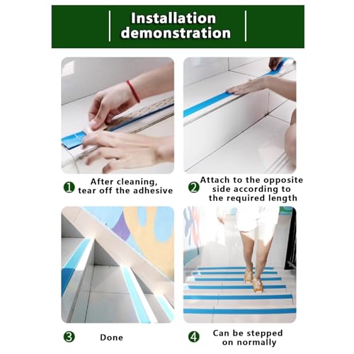 Borde de goma para escalera con peldaños de vinilo impermeable de PVC gris 8