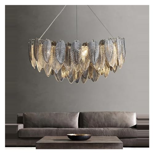 Suspension LED vintage avec abat-jour en verre pour éclairage de table