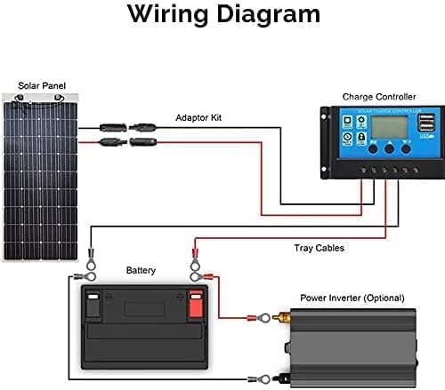 Miniatura 5 de CAJUCA Panel solar 800 W 1600 W Panel solar 18 V Pet Flexible Sistema Solar Kit de panel solar completo Rv batería de coche cargador solar para el