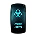 STVMotorsports – Laser Rocker Switch – LED LIGHT BAR – On/Off LED Light – 12 Volt (BLUE)