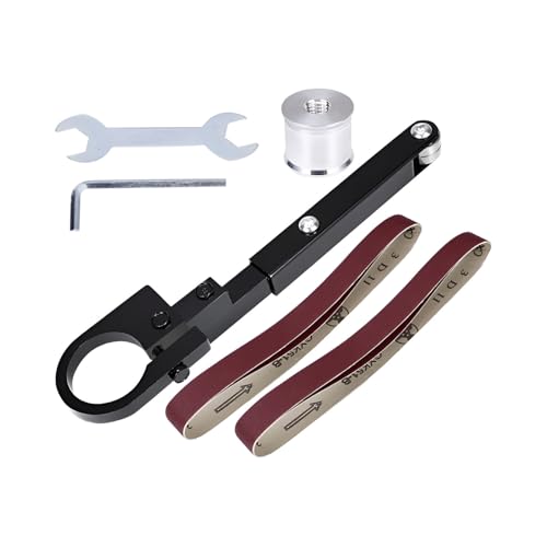 Adaptador de lijadora de cinturón: herramienta de molino de uso versátil adaptada a correas Sujeción de pulidora de lijadoras | Sujetadores de pulido de tuberías Mini amoladoras de ángulo Sand Beltt