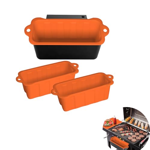Imagen de SIRUITON 2 PCS Colector De Silicona Para Grasa De Parrilla