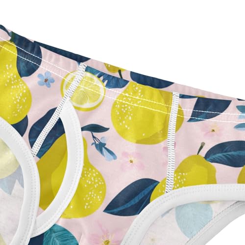 Wusikd Pear Leaf Boys' Underwear Cotton Boys Briefs Soft Toddler Underwear 2T4