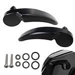 USonline911-Gloss-Black-Saddlebag-Latch-Kit-Stainless-Steel-Saddle-Bag-Lifter-For-CVO-Limited-FLHTKSE-2014-later