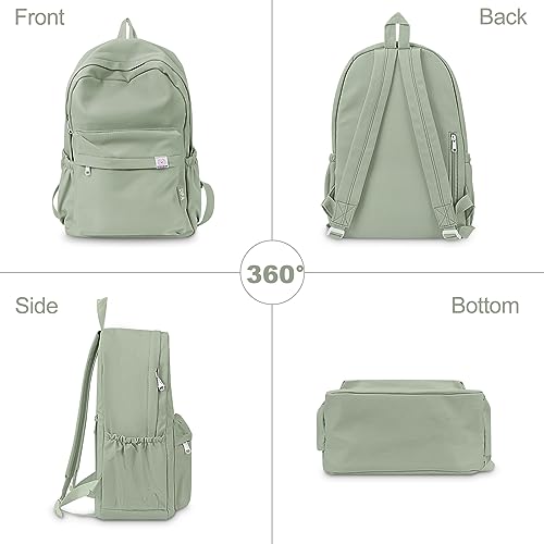 YFGBCX Cute Aesthetic Backpack for Women Solid Color Backpack Lightweight Classic Backpack for Women Laptop Backpack