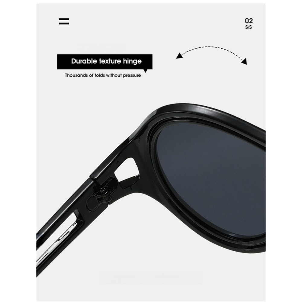 Okulary przeciwsłoneczne w stylu retro, modne, damskie, zabawne, męskie, zabawne, z dużymi oprawkami, z filtrem UV400