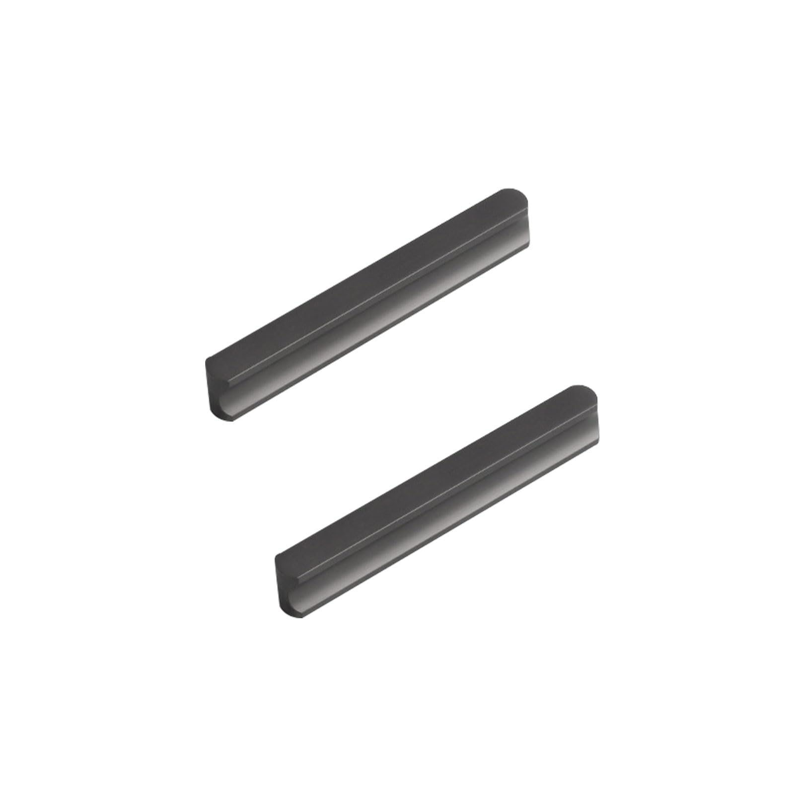 Szlxjmfl Grey Kitchen Cabinet Handles 2 Pack Handle For Furniture Solid Aluminum Alloy | Anodized Surface, Drawer Handles Hole Centers: 64-1160 Mm Cabinet Pulls 64Mm/2.5In