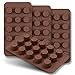 homEdge Mini-Schokoladenform mit 15 Mulden, Set mit 4 antihaftbeschichteten Lebensmittel-Silikonformen für Süßigkeiten, Keto, Schokolade, Erdnussbutter MI 4 günstig Kaufen-homEdge Mini-Schokoladenform mit 15 Mulden, Set mit 4 antihaftbeschichteten Lebensmittel-Silikonformen für Süßigkeiten, Keto, Schokolade, Erdnussbutter