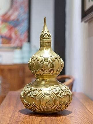 Centrotavola da tavolo per statuette di animali ornamenti, Feng Shui decorazione per la casa scultura in metallo ottone zucca statuetta ornamento artigianato s ufficio decorazioni casa 0519