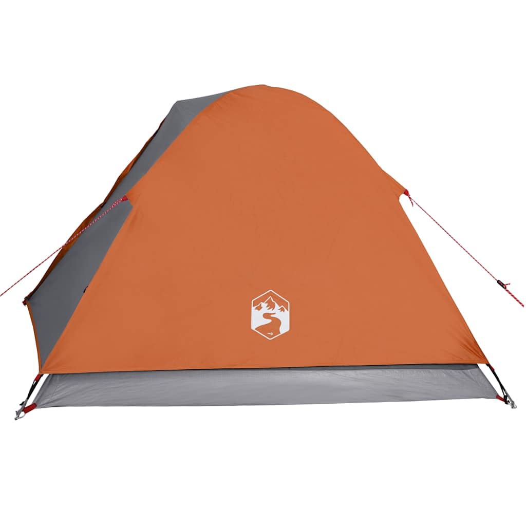 Tienda de campaña con cúpula para 6 personas, color naranja, con toldo extraíble, ligera tienda familiar de poliéster para camping, actividades al aire libre, senderismo y festivales