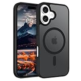 【Coque Mat Unique】Fabriqué en caoutchouc de haute qualité, la coque semi-transparent en mat est fine et lisse, ce qui le rend facile à attraper et non glissant, résistant aux empreintes digitales, aux rayures et aux taches. Le design de vue mate permet à votre téléphone iPhone 16 de préserver l'aspect naturel et nu.