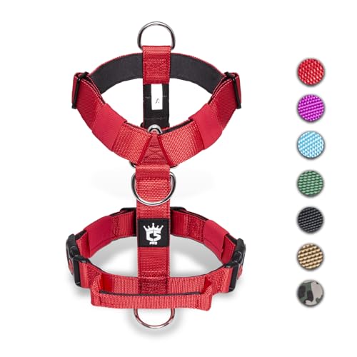 TSPRO Premium Ultraresistant No Pull Dog Harness for Medium to Large Dogs Heavy Duty