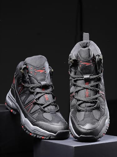 Image of ASIAN Men's Everest-21 Sports Trekking & Hiking,Walking Hi-Neck Shoes with Rubber Outsole & Memory Foam Insole Lace-Up Shoes for Men's & Boy's