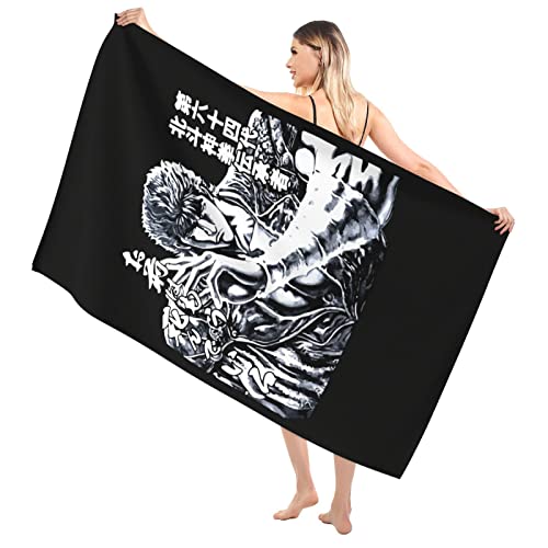バスタオル ビーチタオル 北斗の拳 タオル バス用品 大判 高速吸水 速乾 耐久性 人気 肌触り バスタオル 家庭用 お風呂 プール ジム おしゃれ 人気 80x130cm