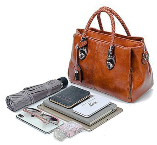 Tote Handbag Crossbody Bag for Women PU Leather Purse Shoulder Bags Top Handle Satchel Shopping Work 20253