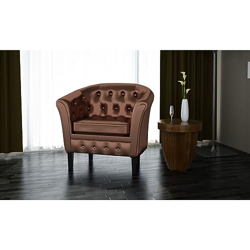 VidaXL Poltrona poltrone chesterfield poltrona