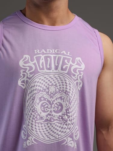Image of CHKOKKO Sleeveless T Shirts Gym Vest for Men Workout Graphic Printed Premium Cotton Blend Tank Top for Man Running Vest Sando Gym Wear Lightweight Breathable Casual Summer Wear Boys