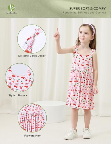 Girls Sleeveless Dress Casual Summer Dresses Swing Kids Toddlers Floral Sundress Twirl Dress2
