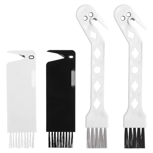 Image of 4 PCS Handheld Vacuum Cleaner Brush, Universal Dust Brush, 2 in 1 Vacuum Roller Cleaning Tool for Sweeping Robot