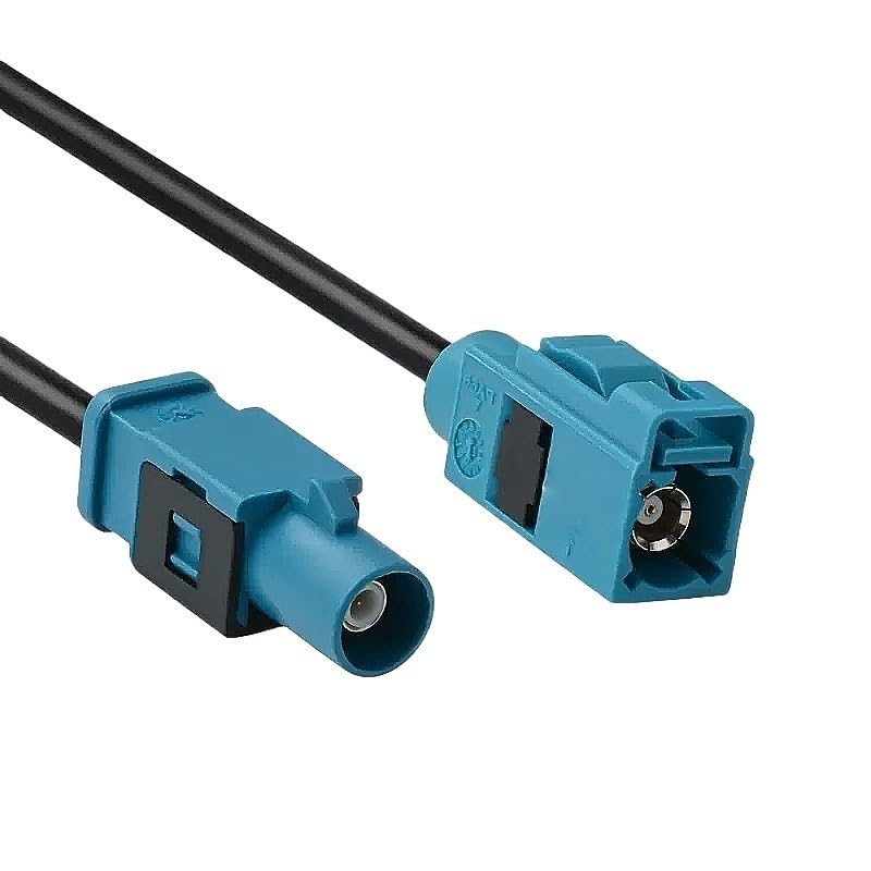 FAKRA Male to Female Reverse Camera Video Cable Adapter SYWV50-2/RTK031 Coaxial Cable FAKRA A B C D E F G H I K Z(FAKRA M -FAKRA F B,5M)