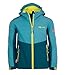 Produktbild Trollkids Softshell Jacke Kristiansand, Petrolblau/Delphinblau, Größe 164