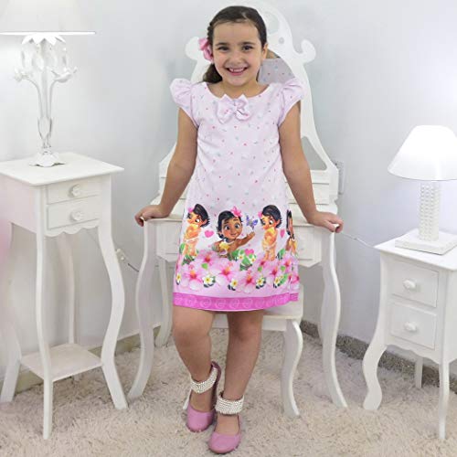 Vestido Moana Bebê Trapézio
