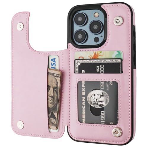 Étui portefeuille iPhone 15 Pro antichoc pour éviter les chutes et pertes