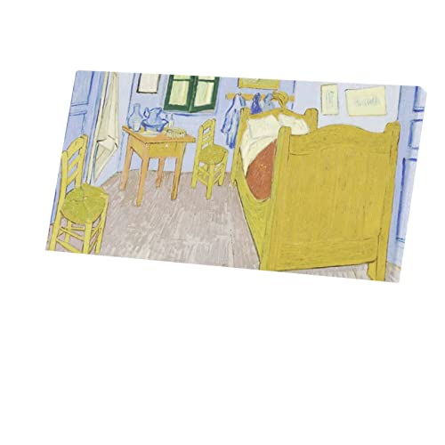 Toile imprimée La Chambre à coucher de Van Gogh 1888 | Tableau décoratif 80x40 cm