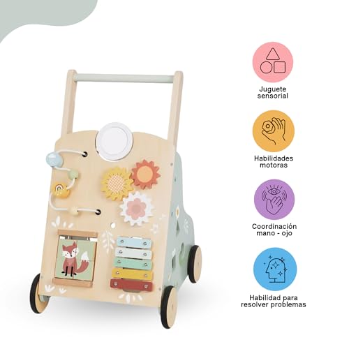 Trotteur pour bébé 18 mois avec activités d'éveil audiovisuel - 5