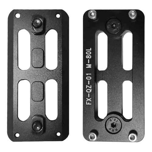 YIMINGYINUO Rail Tripod Ball Head Mount Adapter for M-LOK System - Tripod Ballhead Quick Release Plate,Compatible with Arca-Swiss/RRS Standards, 2-Slot Interface, Black by YIMINGYINUO - Used condition - Image 3
