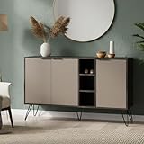 Dmora - Credenza Perseus, Buffet da soggiorno, Madia da salotto, Dispensa da cucina, 142x3...