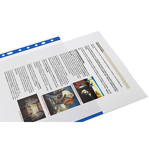 Fundas multitaladro folio con 16 taladros y polipropileno extra resistente 5