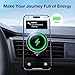 Coolpow for Magsafe Car Mount Charger【100% Stable】15W Magsafe Car Charger Magnetic Phone Holders for Your Car Accessories for Women Men Car Phone Holder Wireless Car Charger for iPhone 17 16 15 14 13