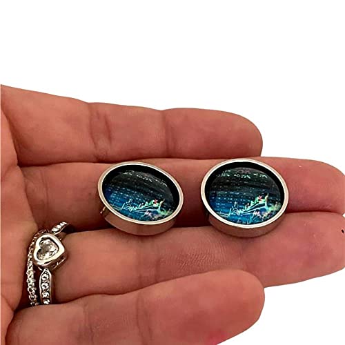 Gemelos y prendedor de corbata para hombre miniatura 3