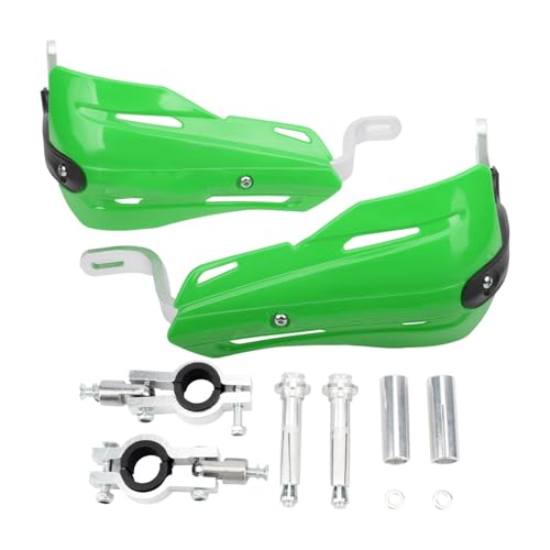 Protège main moto enduro vert 22mm 28mm pour barre de motocross