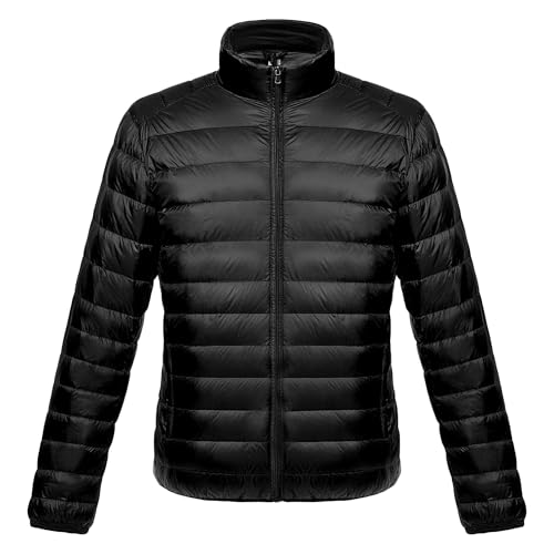 Veste matelassée imperméable homme col montant pour rester au chaud en hiver