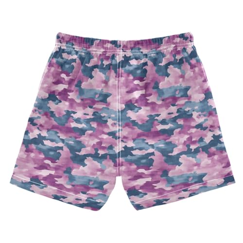 JUNZAN Camo Boys Swim Trunks Toddler Swimming Trunks for Boy Beach Swim Shorts Denim Blue2